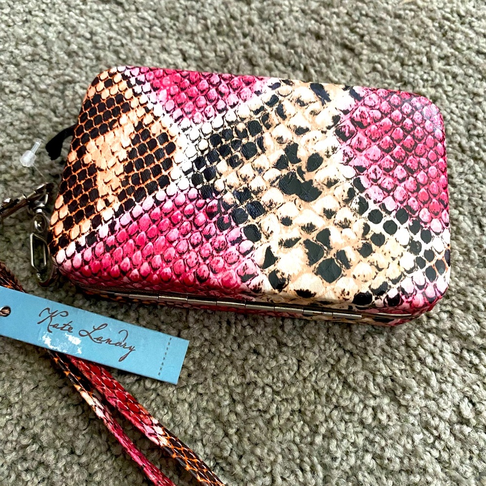 Kate Landry pocket clutch